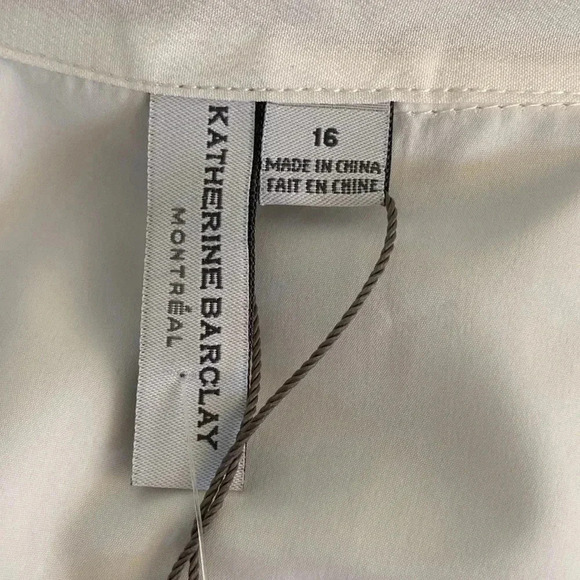 Katherine Barclay  |Long Sleeve Silk Blend Shirt Dress - Picture 8 of 11